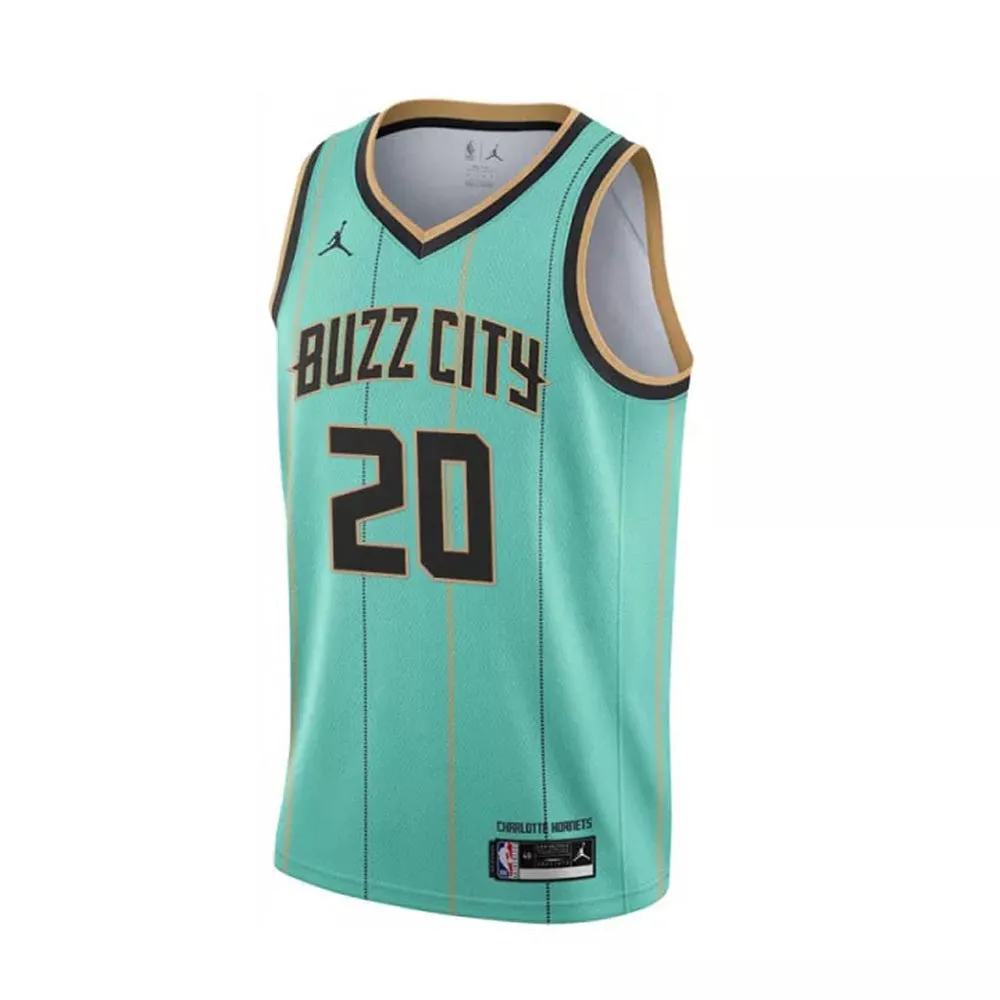 Men's Charlotte Hornets Gordon Hayward City Jersey Teal