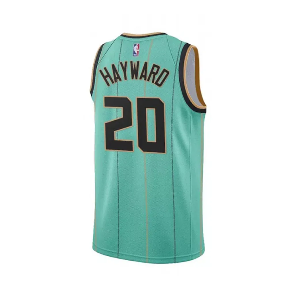 Men's Charlotte Hornets Gordon Hayward City Jersey Teal