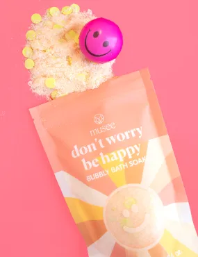 Musee Don't Worry Be Happy Bubbly Bath Soak