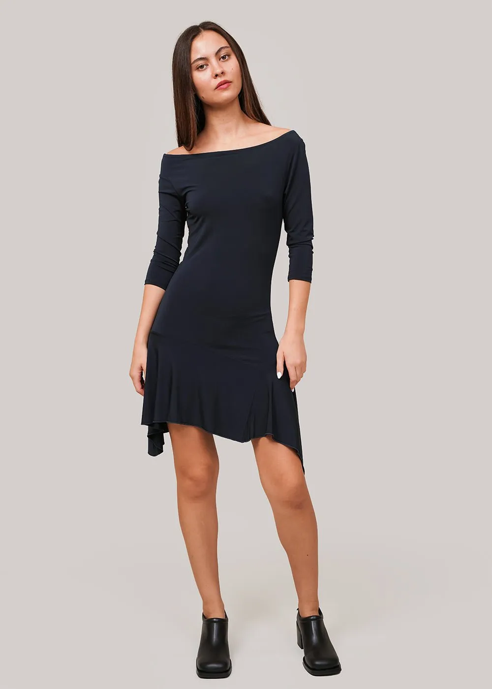 Navy Benito Dress