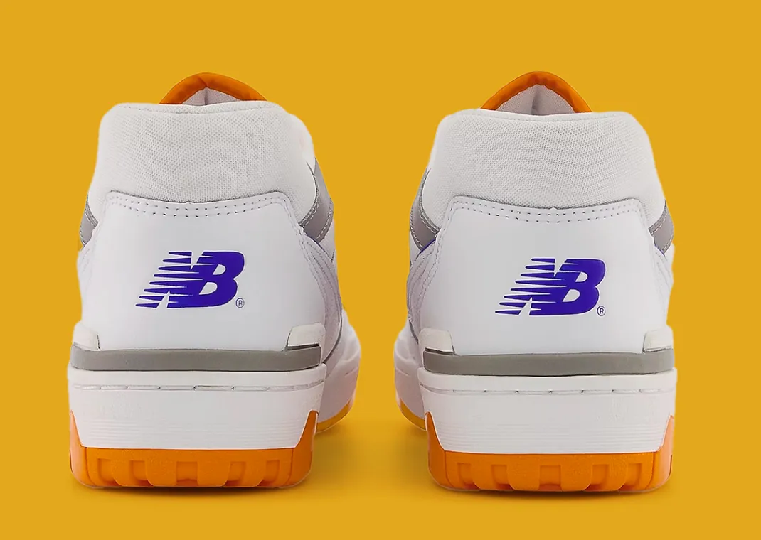 New Balance 550 White Vibrant Orange