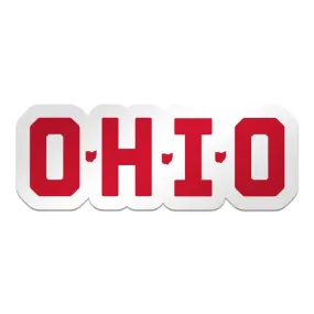 O-H-I-O Sticker