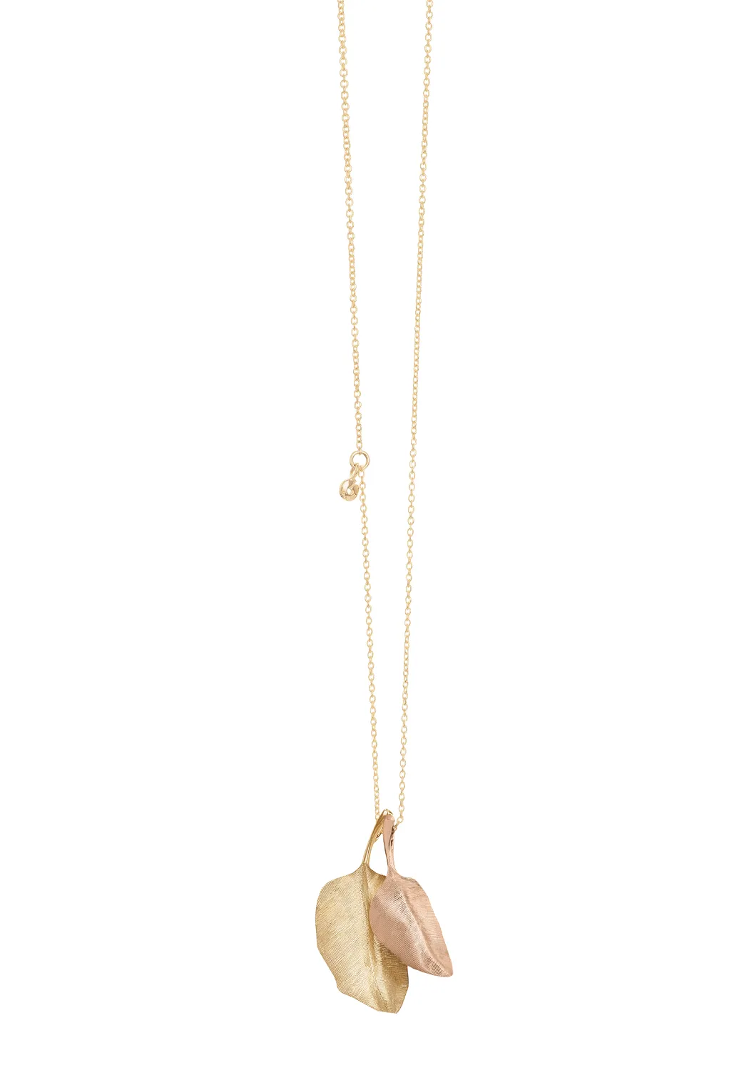 Ole Lynggaard Leaves 18K Rose Gold Leaf Pendant | 3cm