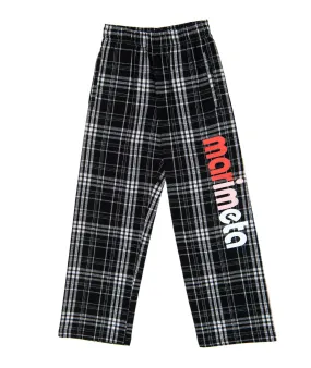 Ombre Letters Plaid Camp Flannel Pant