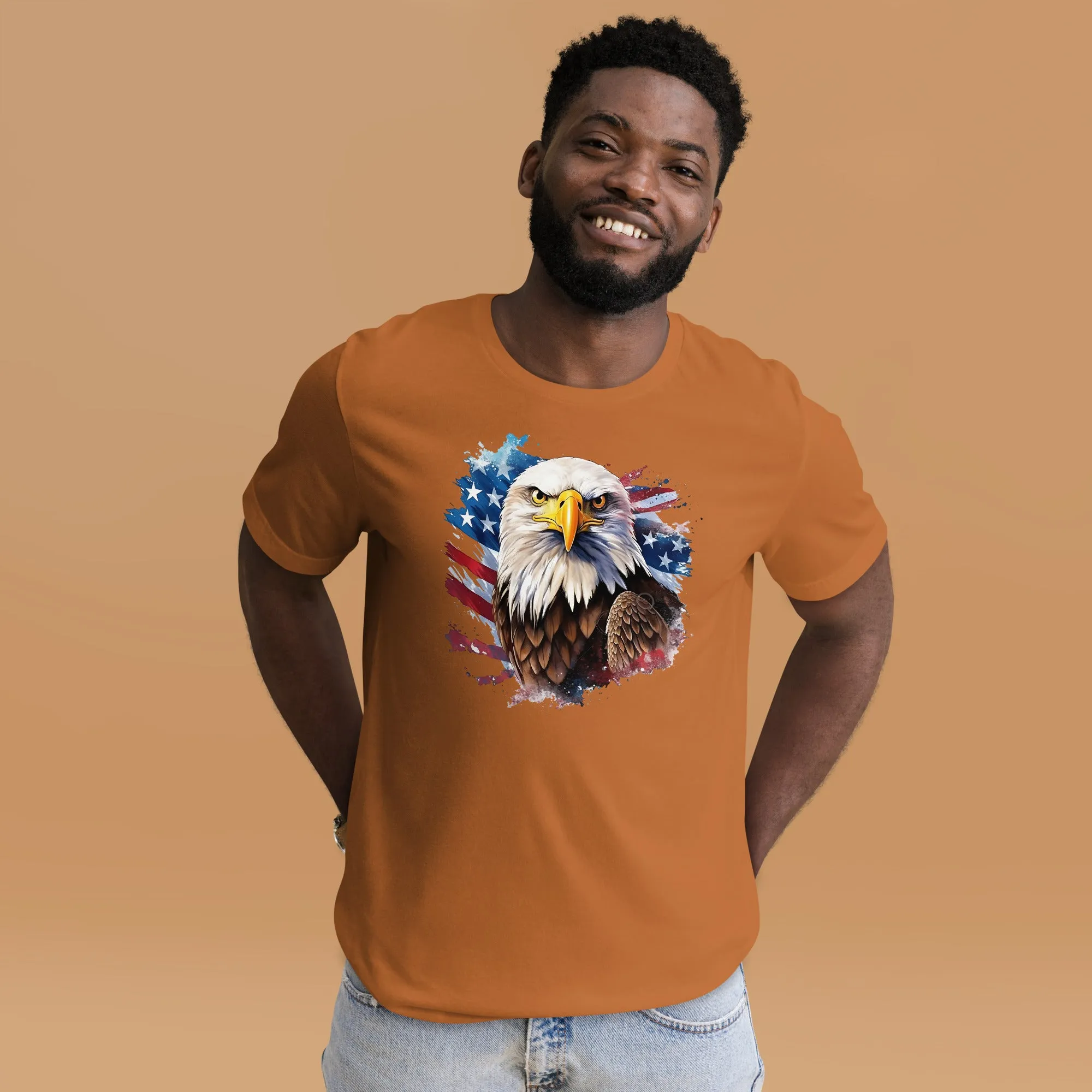 Patriotic American Eagle T-shirt