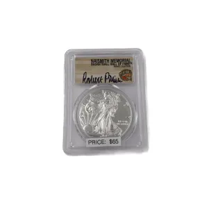 PCGS MS70 Signature Series Coin Robert Parish