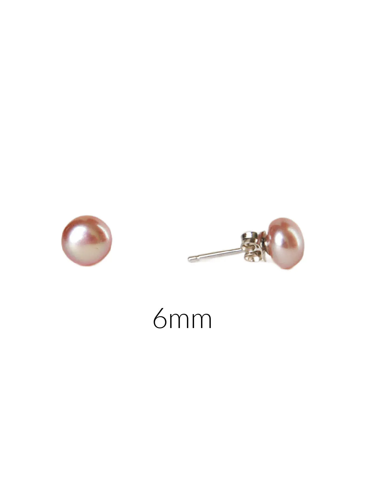 Pink Freshwater Pearl Posts