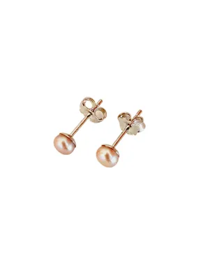 Pink Freshwater Pearl Posts