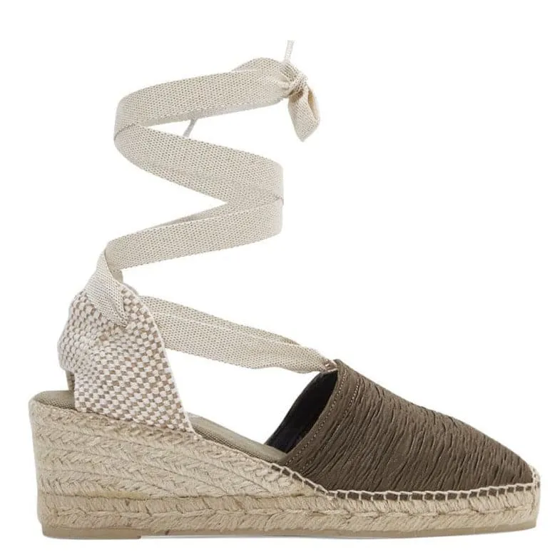 Plain Cotton BlendWedge Espadrille for Women - Valencia-RP