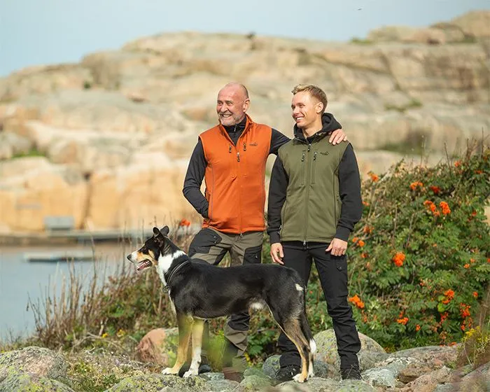 Power Fleece Vest Men (Burnt Orange)