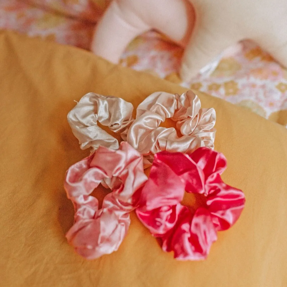 Raspberry Pink Scrunchie