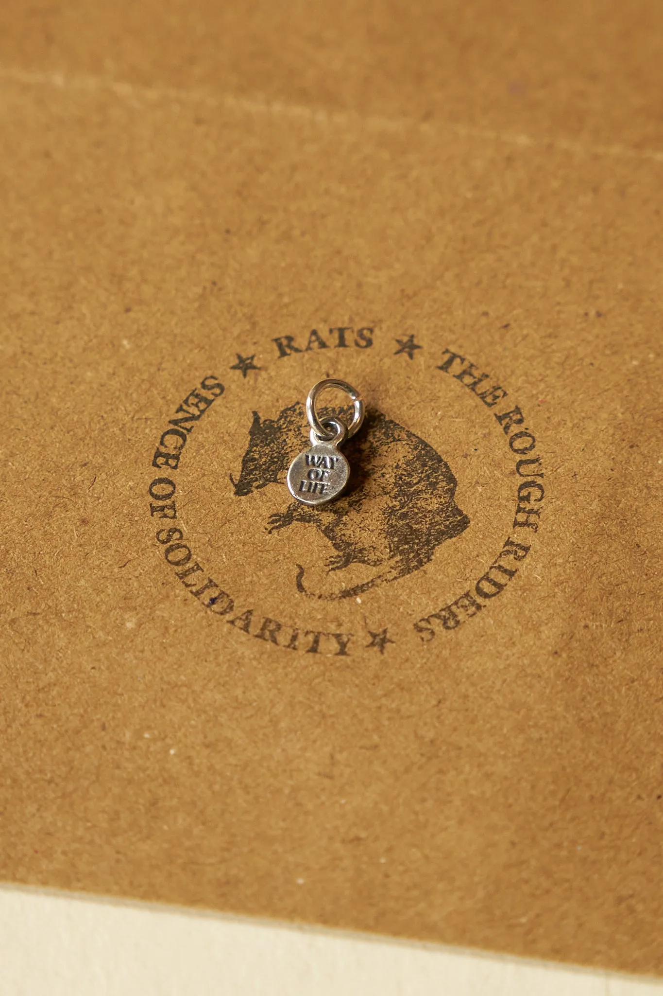 Rats Way Of Life Mini Charm - Silver