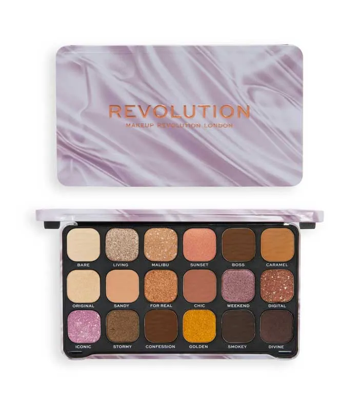 Revolution - Paleta de sombras Forever Flawless - Nude Silk