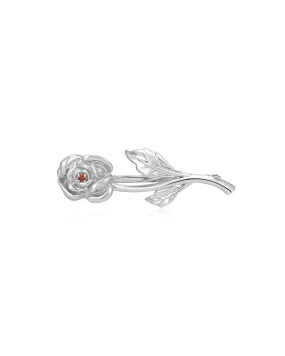 Rosa Bobby Pin Set- Silver