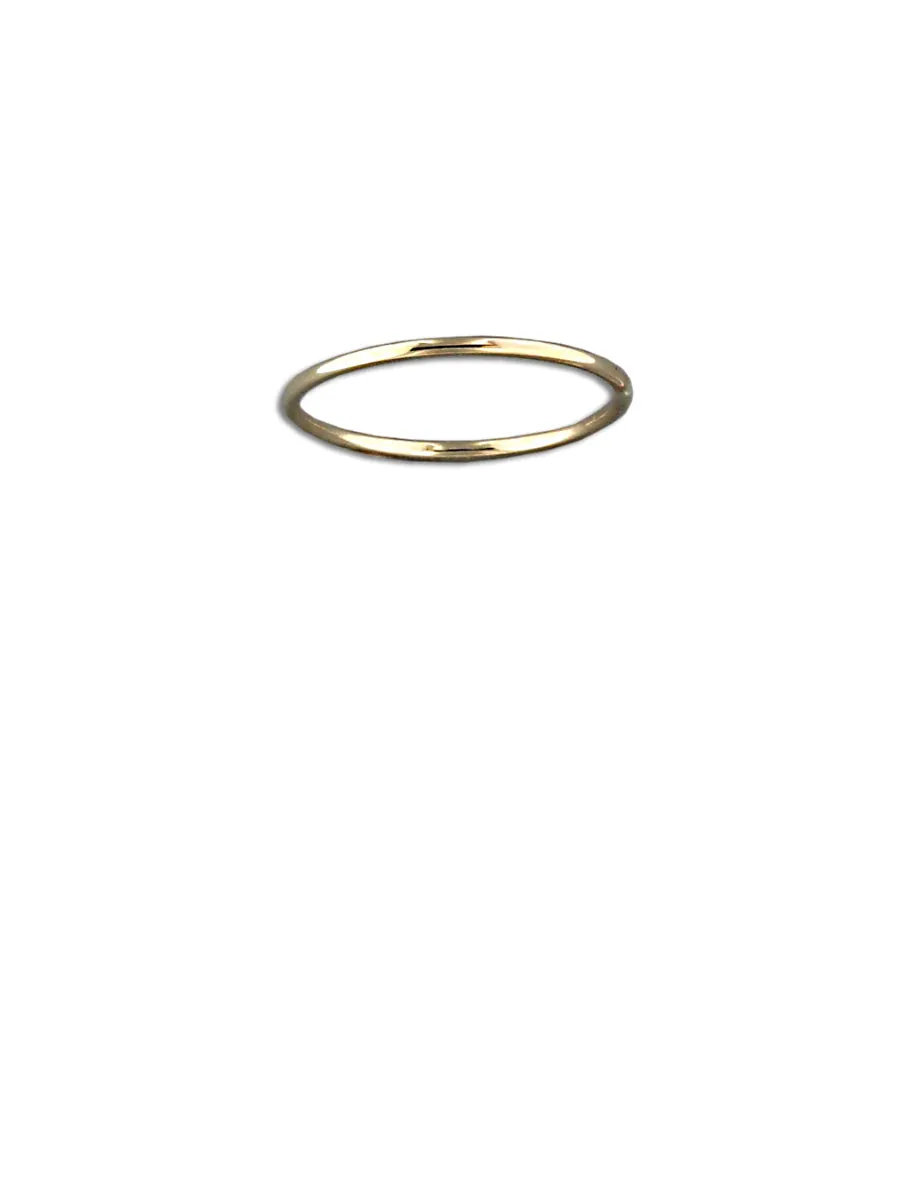 Rounded Gold FIlled Band