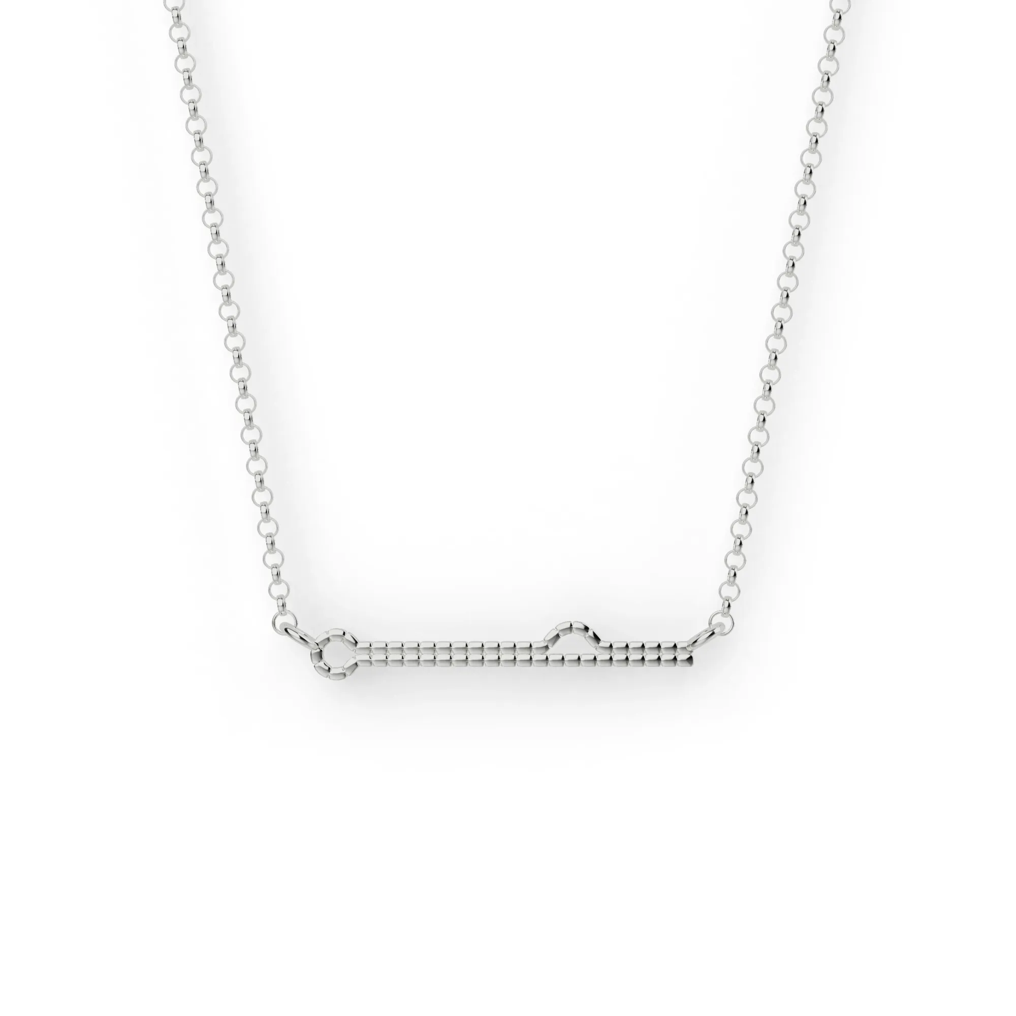 shRNA necklace H | silver