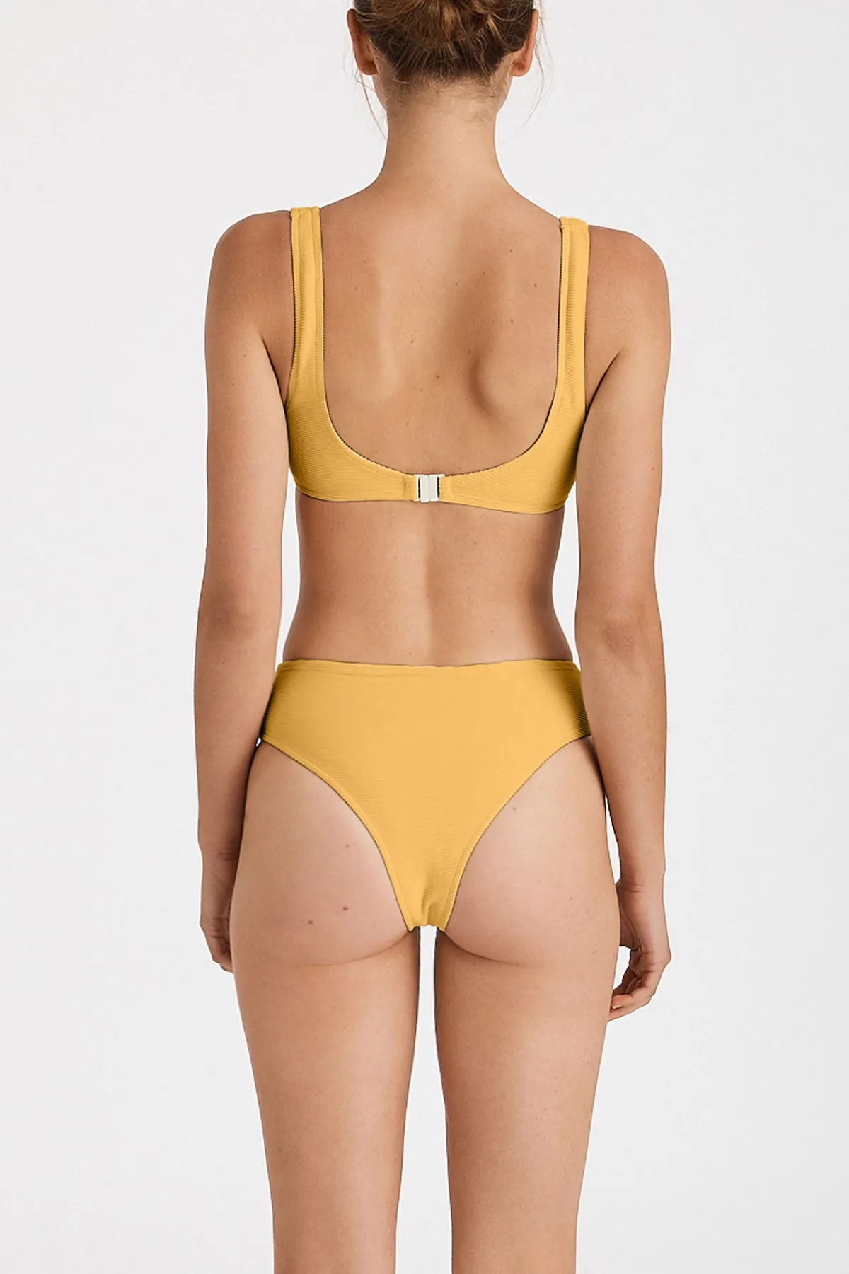 Signature Crop Bralette Top - Mango