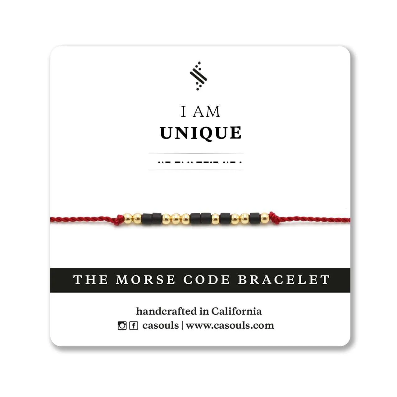 UNIQUE - MORSE CODE BRACELET