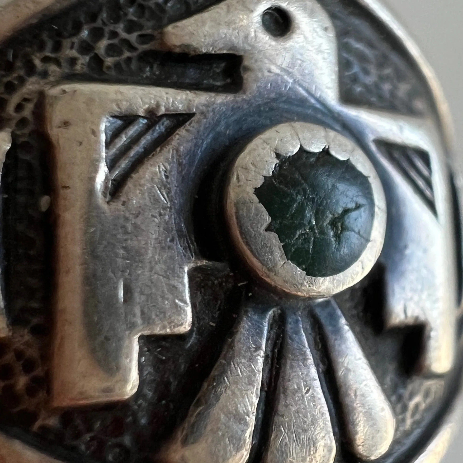 V I N T A G E // trading post thundebrird / sterling silver Bell Trading post bird signet ring / size 6.5