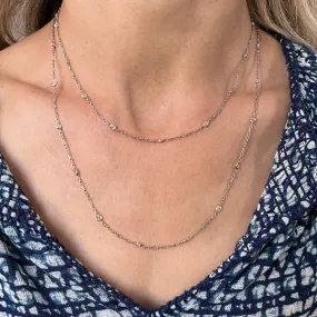 Vintage Diamond Chain Necklace