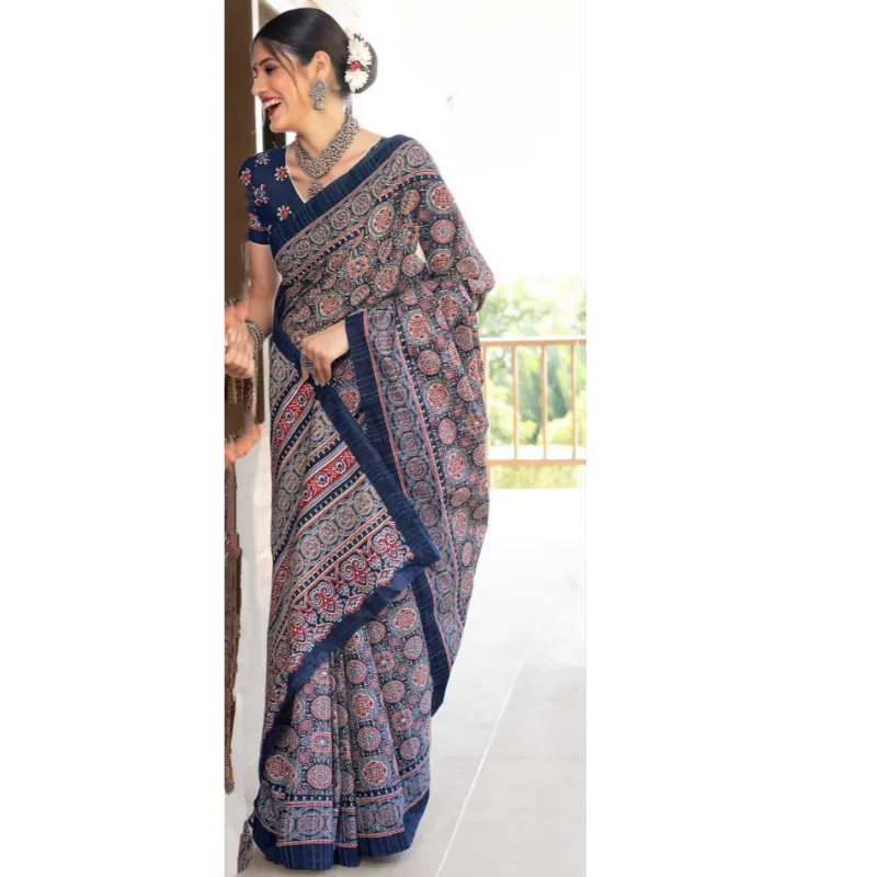 Women Pure Cotton Sarees