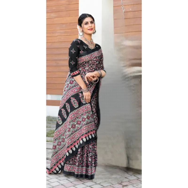 Women Pure Cotton Sarees