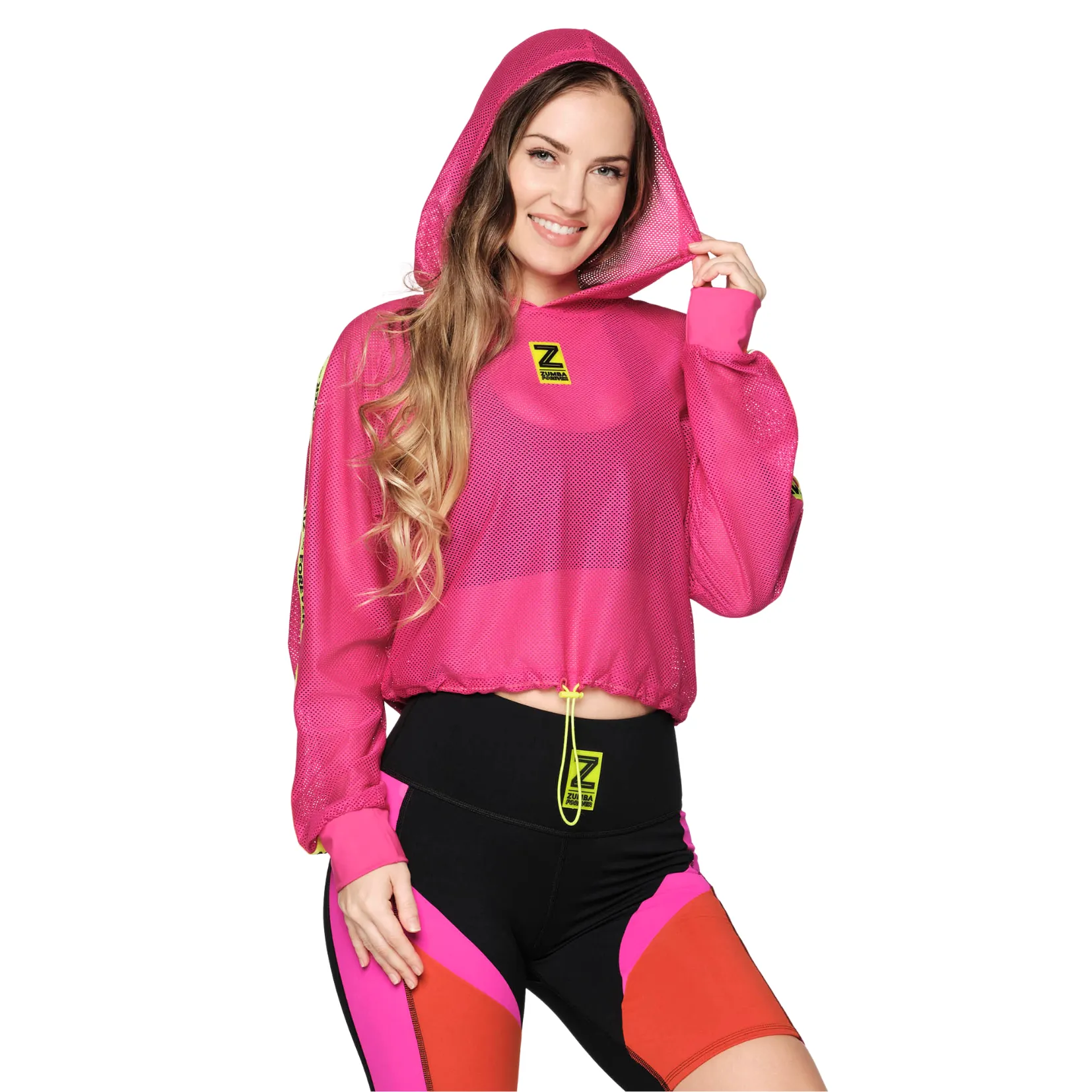 Zumba Forever Mesh Crop Hoodie (Special Order)